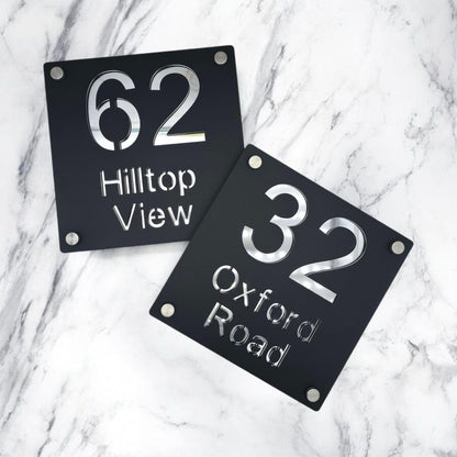 cheap house number signs for home wall plaques UK mirror
