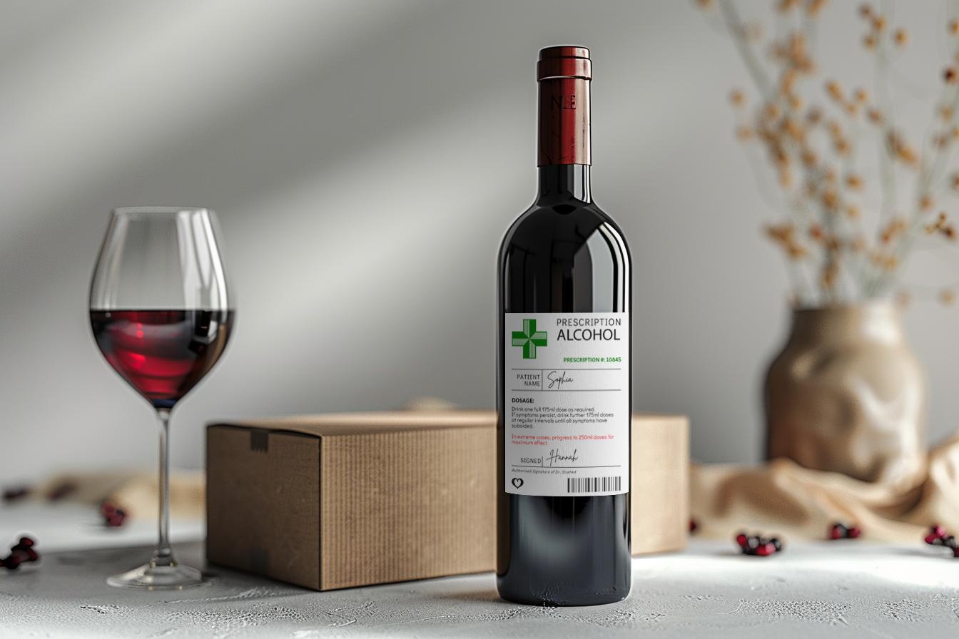 Customisable Funny Alcohol Bottle Label – Ideal for Weddings, Special Occasions, and Secret Santa Gifts