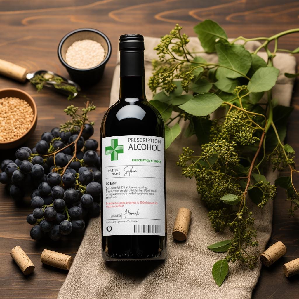 Personalised White Wine Funny Bottle Label Sticker: A customisable sticker designed for white wine bottles, adding a fun twist to any occasion.