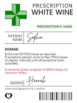 Customisable Red Wine Bottle Label – Ideal for Birthdays, Weddings, Christmas, and Secret Santa Gifts - Personalised Wine Sticker