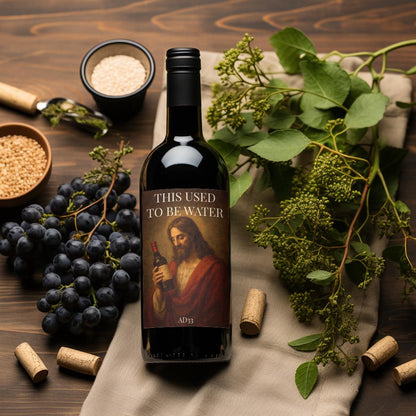 funny joke wine bottle label sticker gift for secret Santa Christmas birthday wine lover label gift for her him