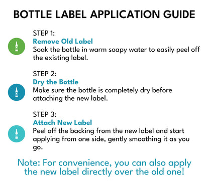 wine bottle label sticker instructions