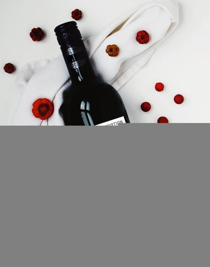 Personalised Red Wine Funny Bottle Label Sticker: A humorous sticker for red wine bottles featuring a cheeky design, perfect for gifts and celebrations.