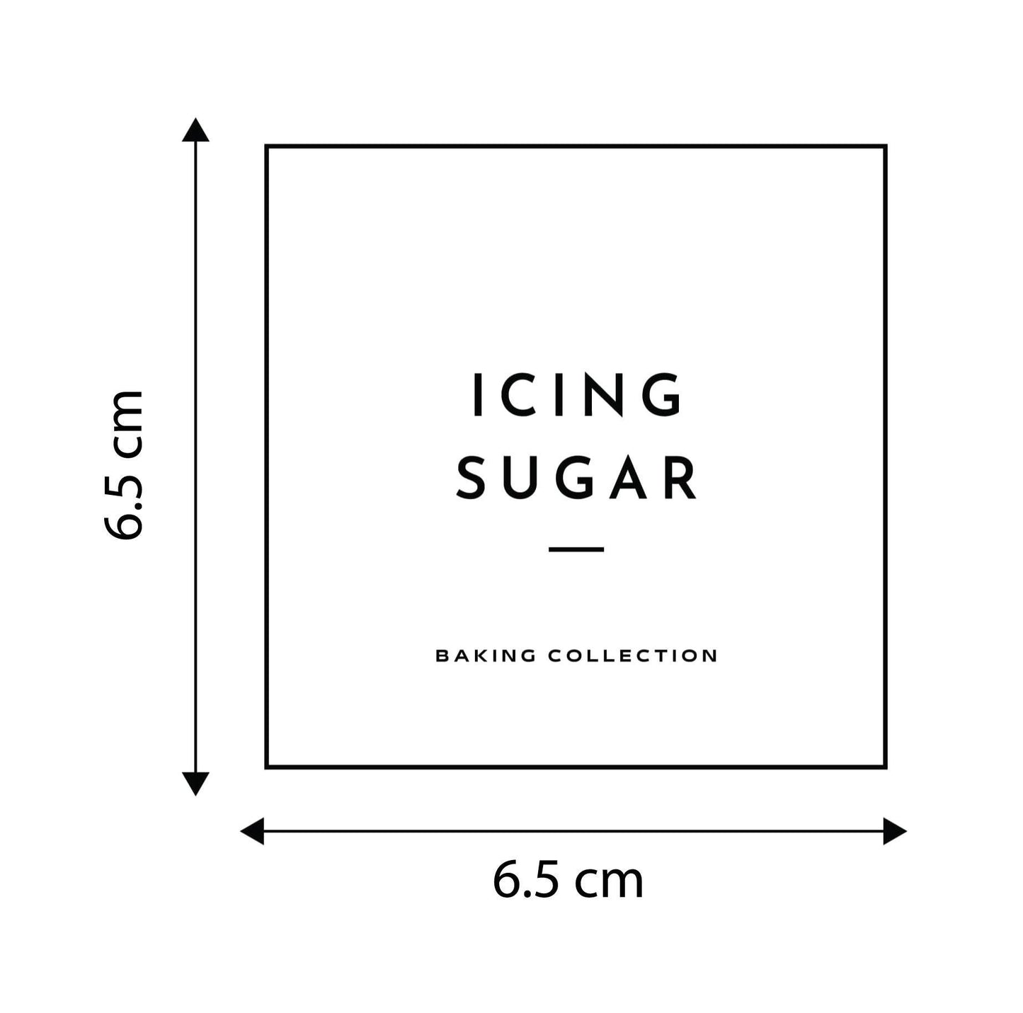 Pantry Label Kitchen Stickers for Baking, Flour, Baking Soda, Sugar - Baking Collection Jar & Container Labels