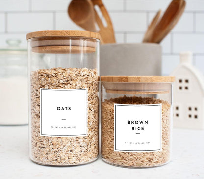 pantry labels for kitchen organisation stickers