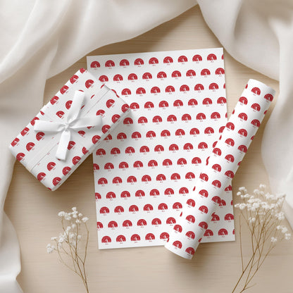 personalised christmas wrapping paper for kids family