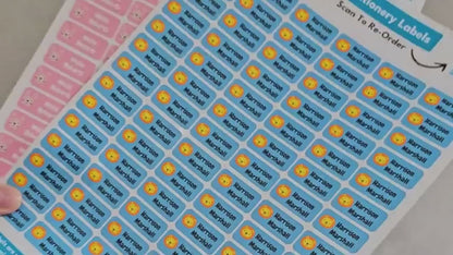 20 Car Truck Theme Clothes Stickers For Kids Boys Name Labels For School Uniform Stationery