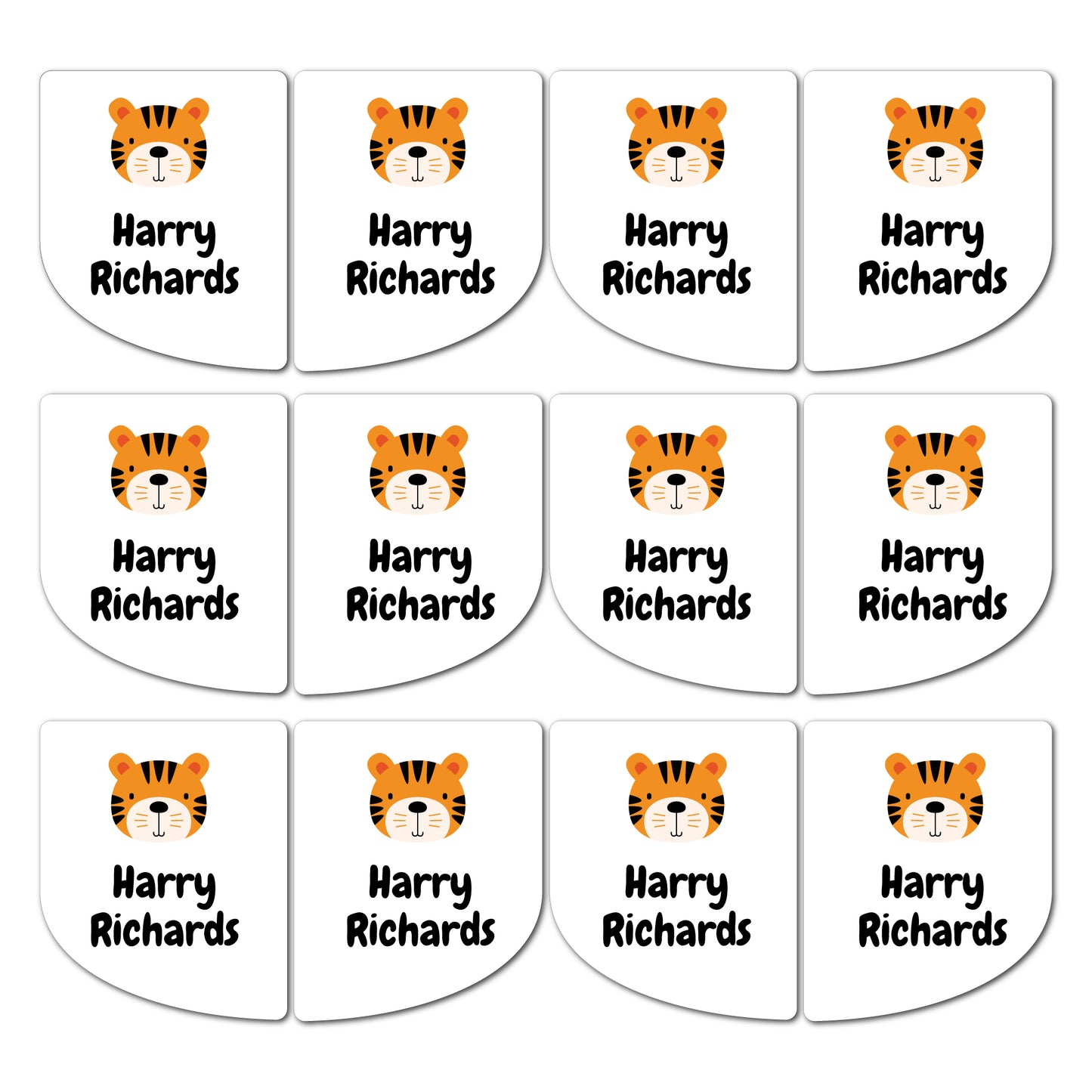 Stick On Shoe Name Labels