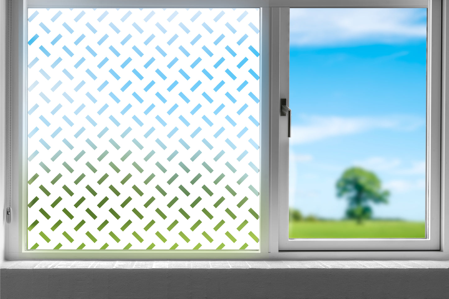 Chunky Sprinkle Confetti Print Frosted Glass Film