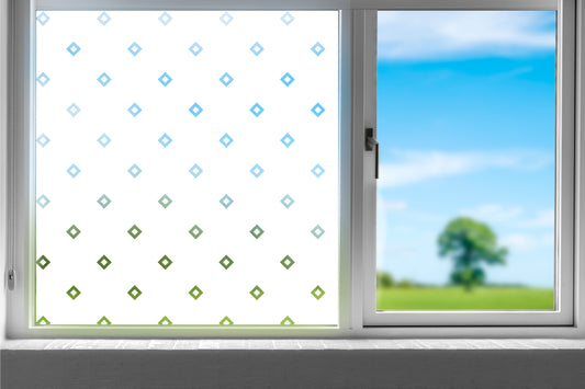 Mini Cube Decorative Frosted Window Privacy Film