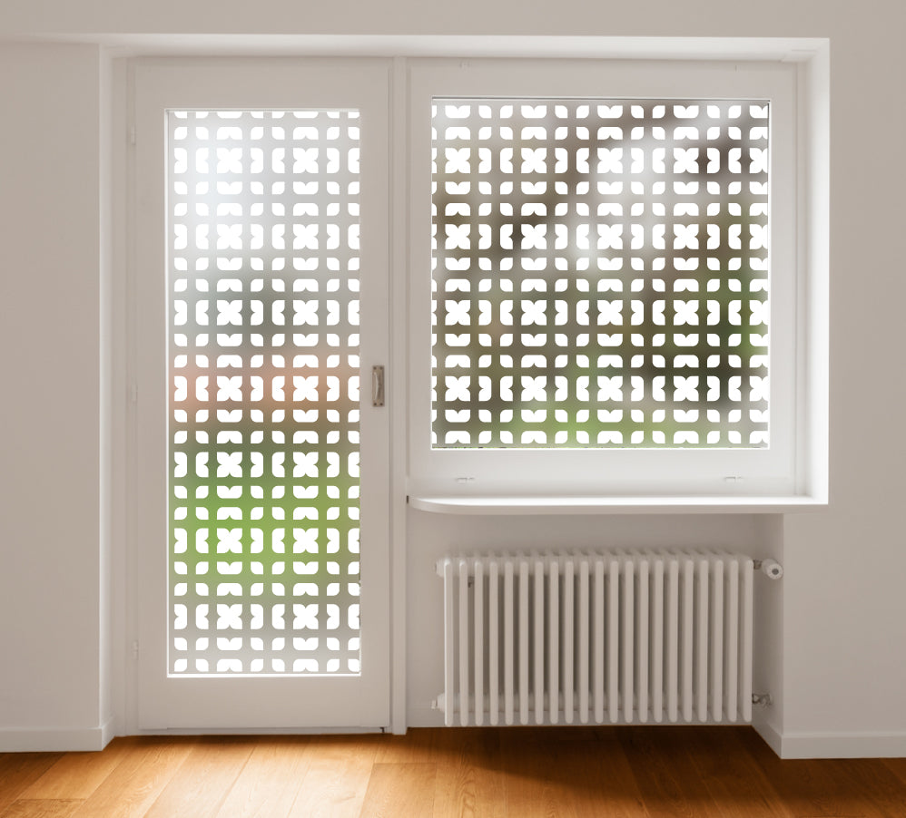 Petal Design Frosted Glass Film