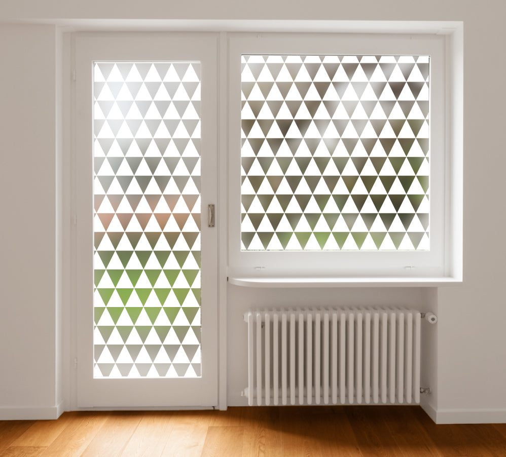 Triangle Decorative Frosted Window Privacy Film