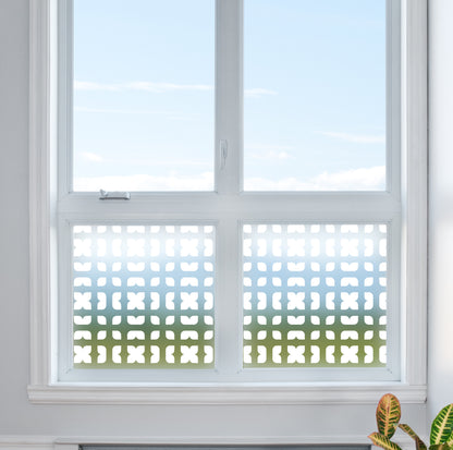 Petal Design Frosted Glass Film