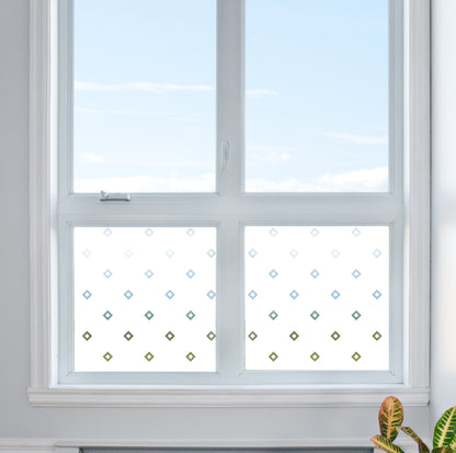 Mini Cube Decorative Frosted Window Privacy Film