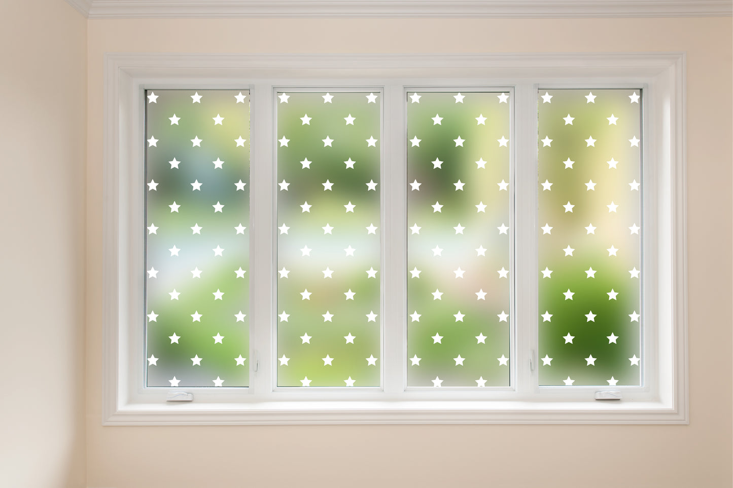 Small Stars Decorative Frosted Window Privacy Film