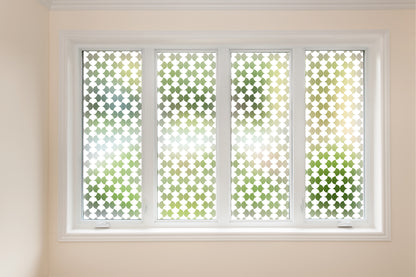 Wavy Irregular Shapes Privacy Frosted Window Glass Film