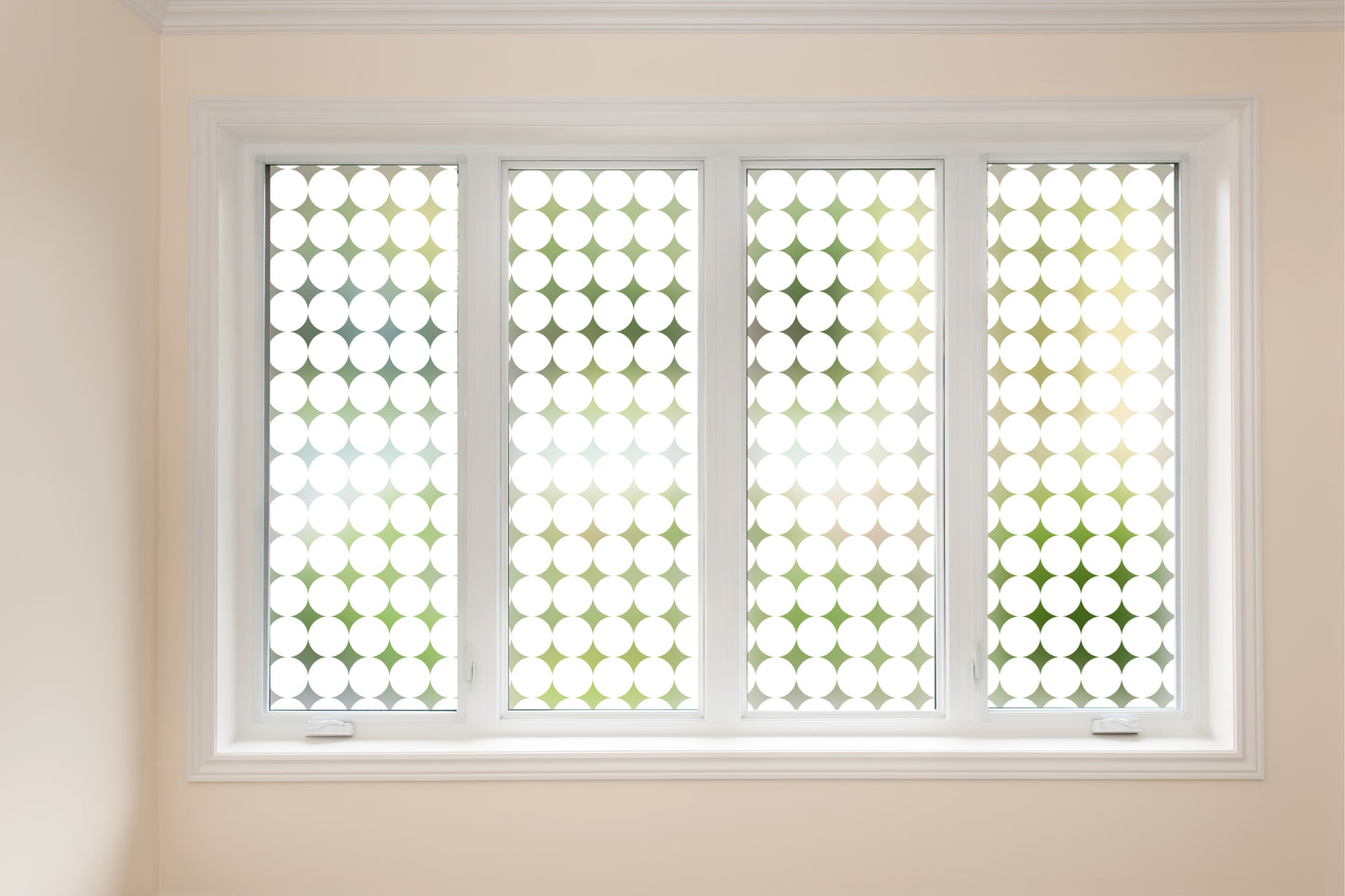 Circles Decorative Frosted Window Privacy Film