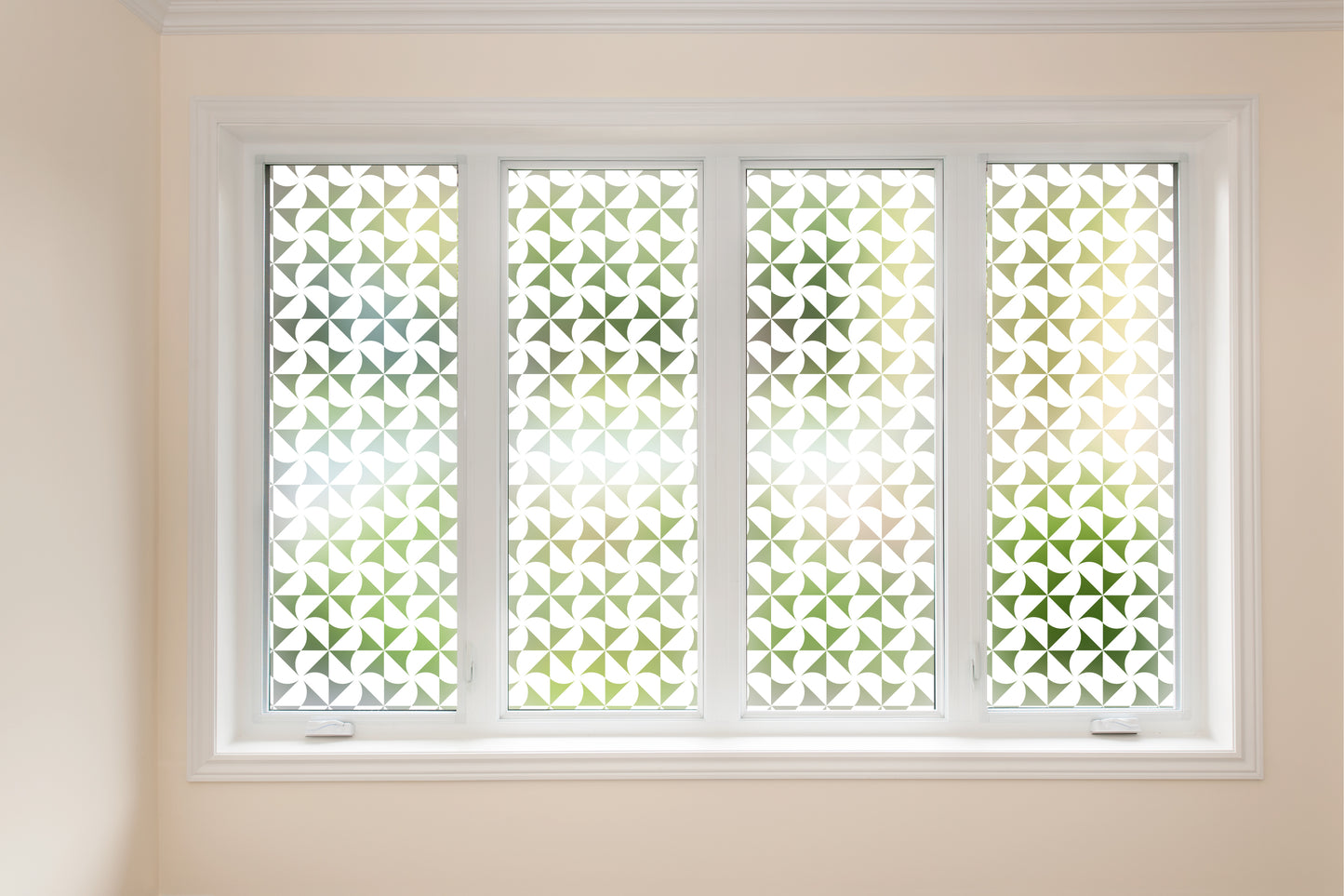 Pinwheel Privacy Frosted Window Film