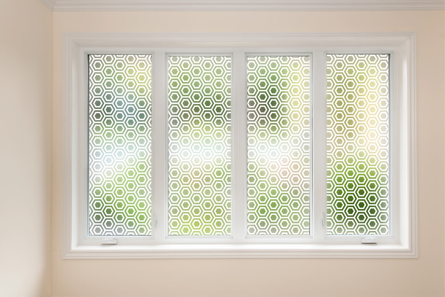 Chunky Honeycomb Decorative Frosted Window Privacy Film