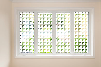 Quadrant Circles Clear Window Privacy Film