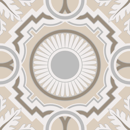 Cream Art Deco Peel & Stick Tile Stickers