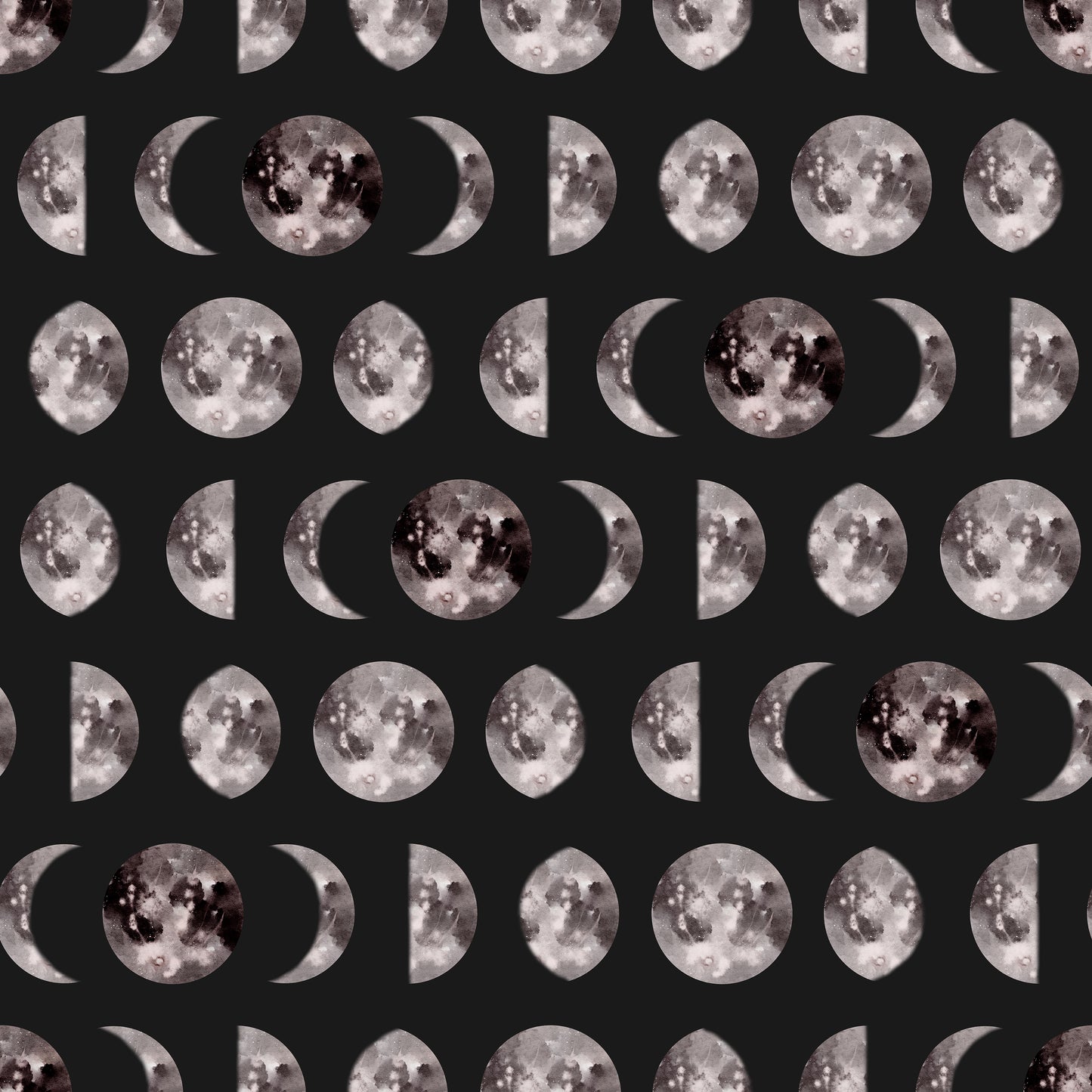 Moon Phases Eclipse Space Self Adhesive Vinyl