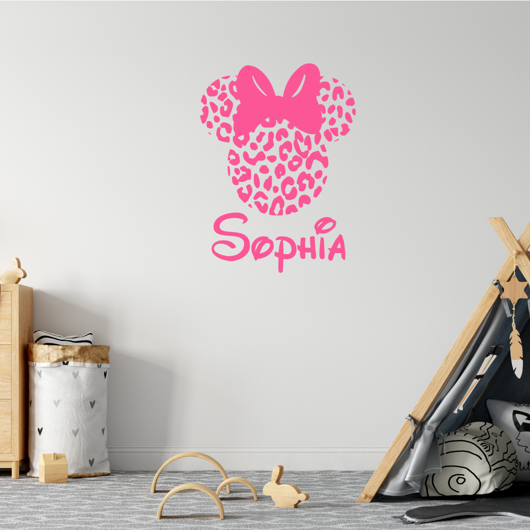 Minnie mouse best sale stickers for wall