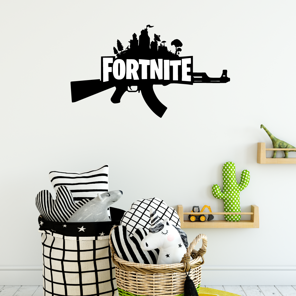 Fortnite Gun Boys Wall Sticker