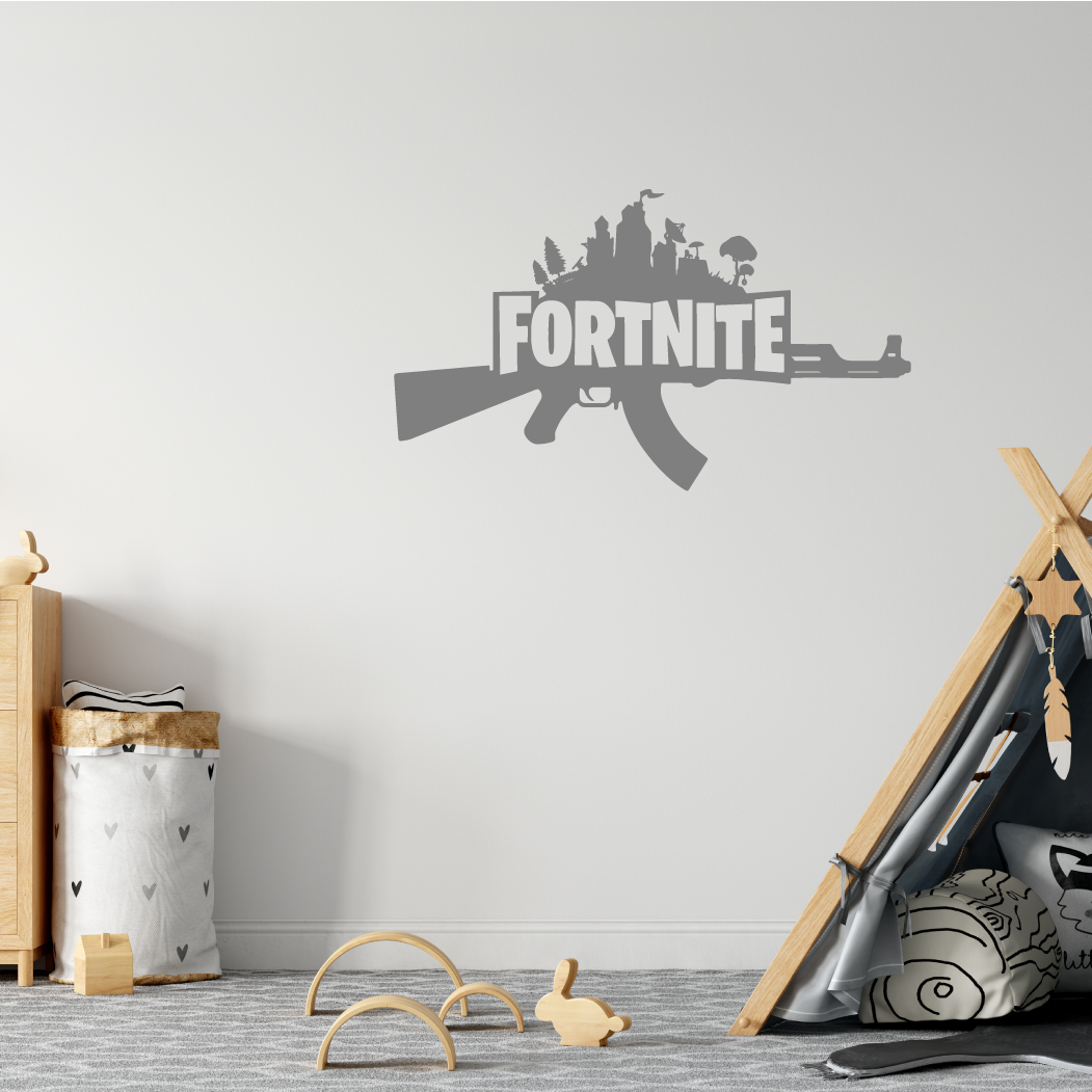 Fortnite Gun Boys Wall Sticker