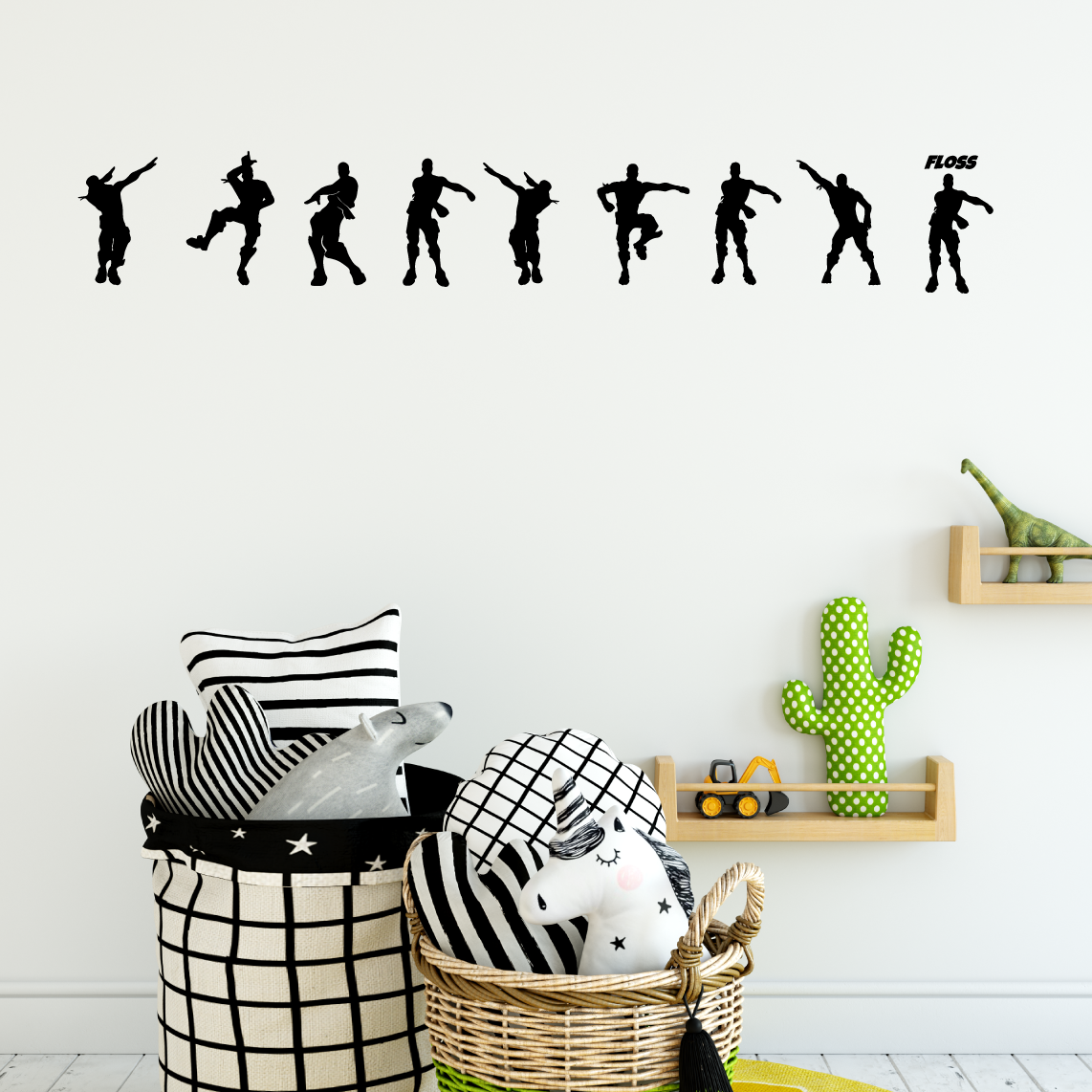 Floss Fortnite Character Wall Sticker