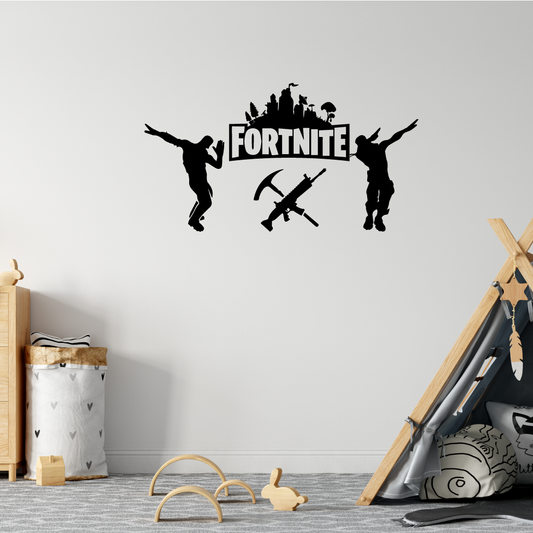 Fortnite Dabbing Logo Wall sticker