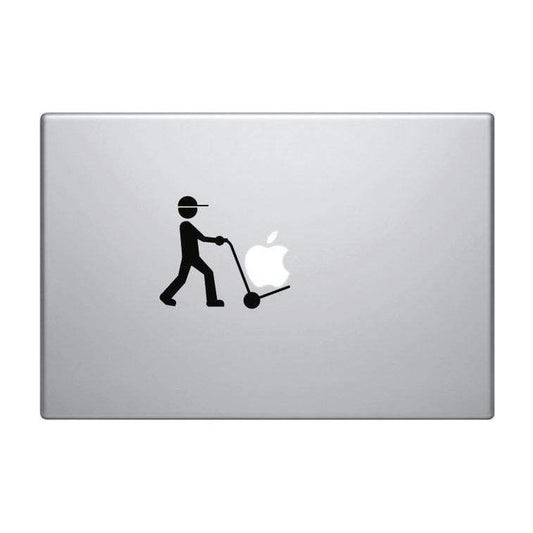 Macbook Decal Parcel Handler | Removable Vinyl Laptop/iPad Sticker Christmas Gift