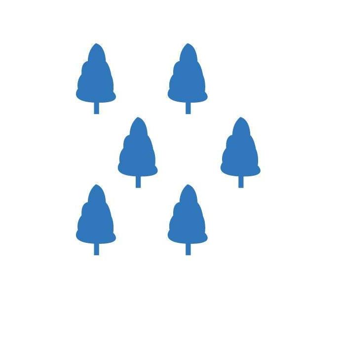 42 Tree Removable Wall Sticker