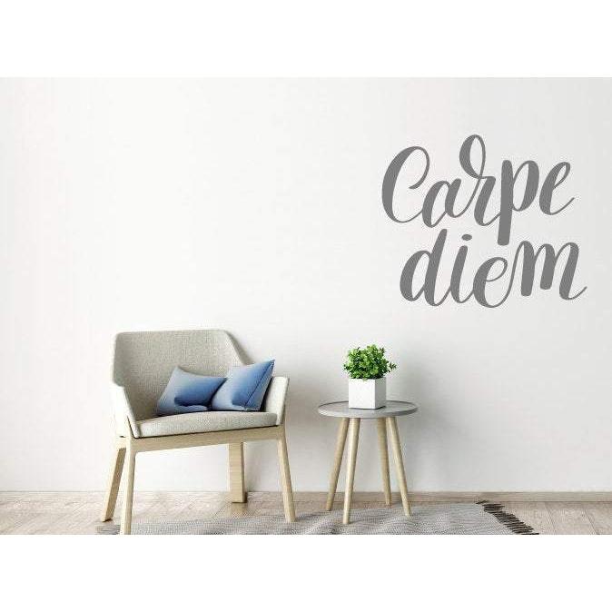 Wall Decal/Wall Sticker Quote - Carpe Diem - Wall Art Quote, Home Decor, Mural, Wallpaper Christmas Gift