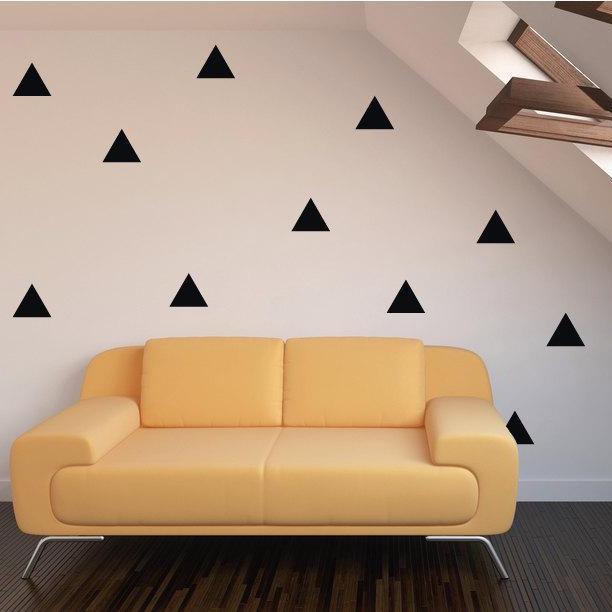 100 Triangle Wall Stickers