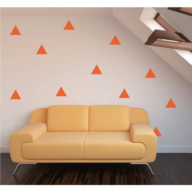 100 Triangle Shape Wall Stickers