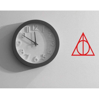 2x Harry Potter Wall Decal Sticker Deathly Hallows Symbol Sign. For Walls, Windows, Car, Childrens Room Christmas Gift