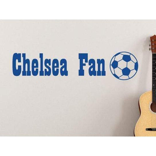 Custom Personalised Name Wall Decal/Childrens Wall Art Sticker - Football/Soccer Team Name For Kids Christmas Gift