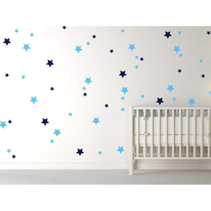 120 Vinyl Stars Nursery Wall Decals, Nursery Wall Stickers, Childrens Bedroom Baby Decor, Vinyl, Star Stickers, Star Decals, Wallpaper