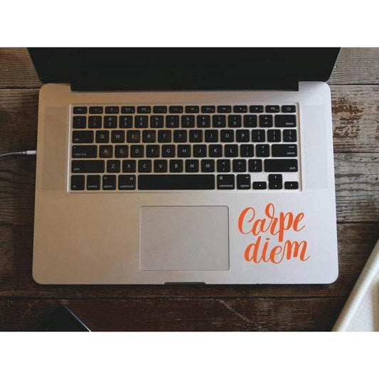 Macbook Decal Sticker Carpe Diem, Mac Decal, Motivational Decal - Removable Vinyl Laptop/iPad Stickers Christmas Gift