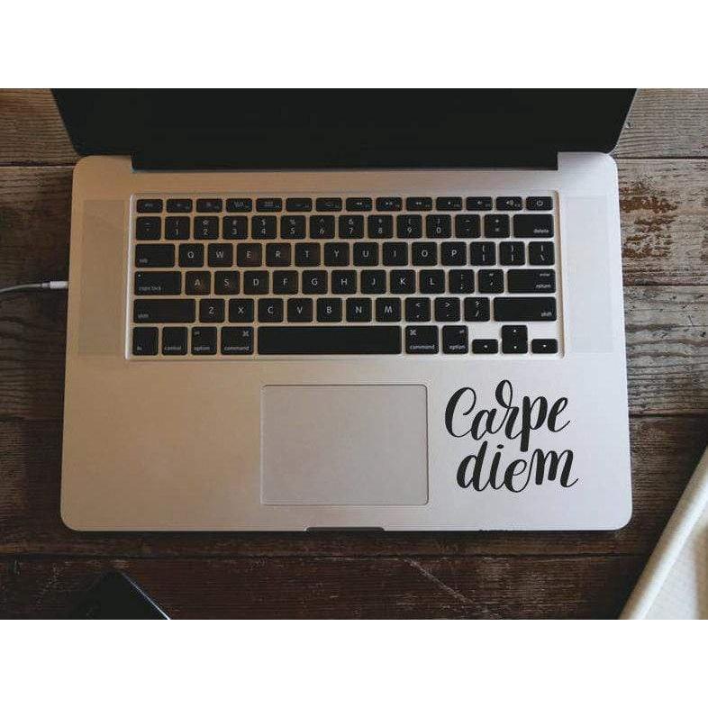 Macbook Decal Sticker Carpe Diem, Mac Decal, Motivational Decal - Removable Vinyl Laptop/iPad Stickers Christmas Gift