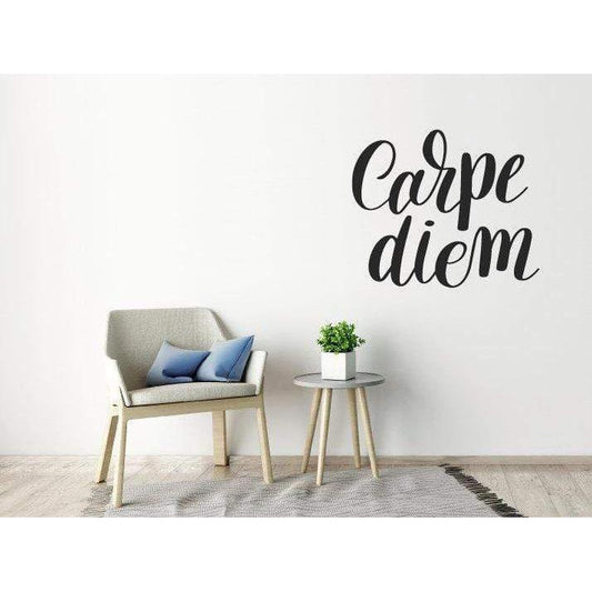 Wall Decal/Wall Sticker Quote - Carpe Diem - Wall Art Quote, Home Decor, Mural, Wallpaper Christmas Gift