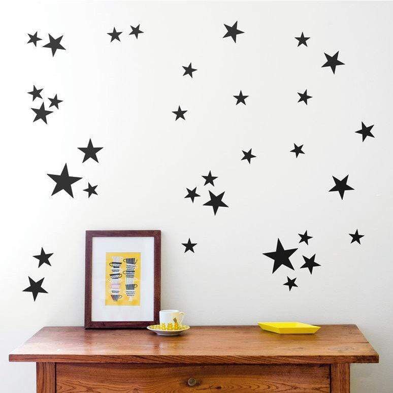 120 Vinyl Stars Nursery Wall Decals, Nursery Wall Stickers, Childrens Bedroom Baby Decor, Vinyl, Star Stickers, Star Decals, Wallpaper