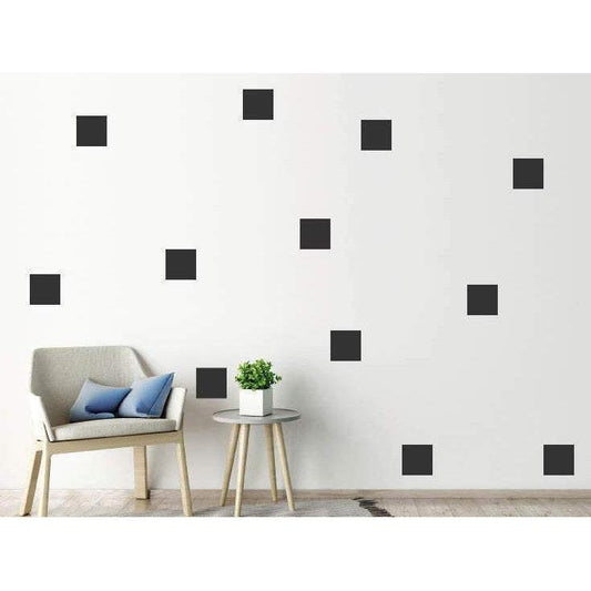 100 Squares Wall Stickers/Wall Decals For Home Decor/Nursery/Office - Wallpaper Mural Wall Art Christmas Gift