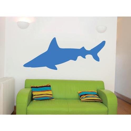 Large Shark Childrens Room Wall Sticker/Wall Decal, Mural, Wallpaper Decor, Wall Art, Kids Wall Sticker Christmas Gift