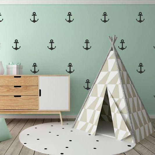 48 Anchor Wall Stickers, Kids Wall Stickers, Nursery Wall Decals, Confetti Wall Decal, Vinyl Wall Confetti, Wallpaper Murals, Kids Stickers