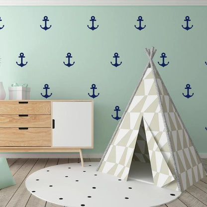 48 Anchor Wall Stickers, Kids Wall Stickers, Nursery Wall Decals, Confetti Wall Decal, Vinyl Wall Confetti, Wallpaper Murals, Kids Stickers