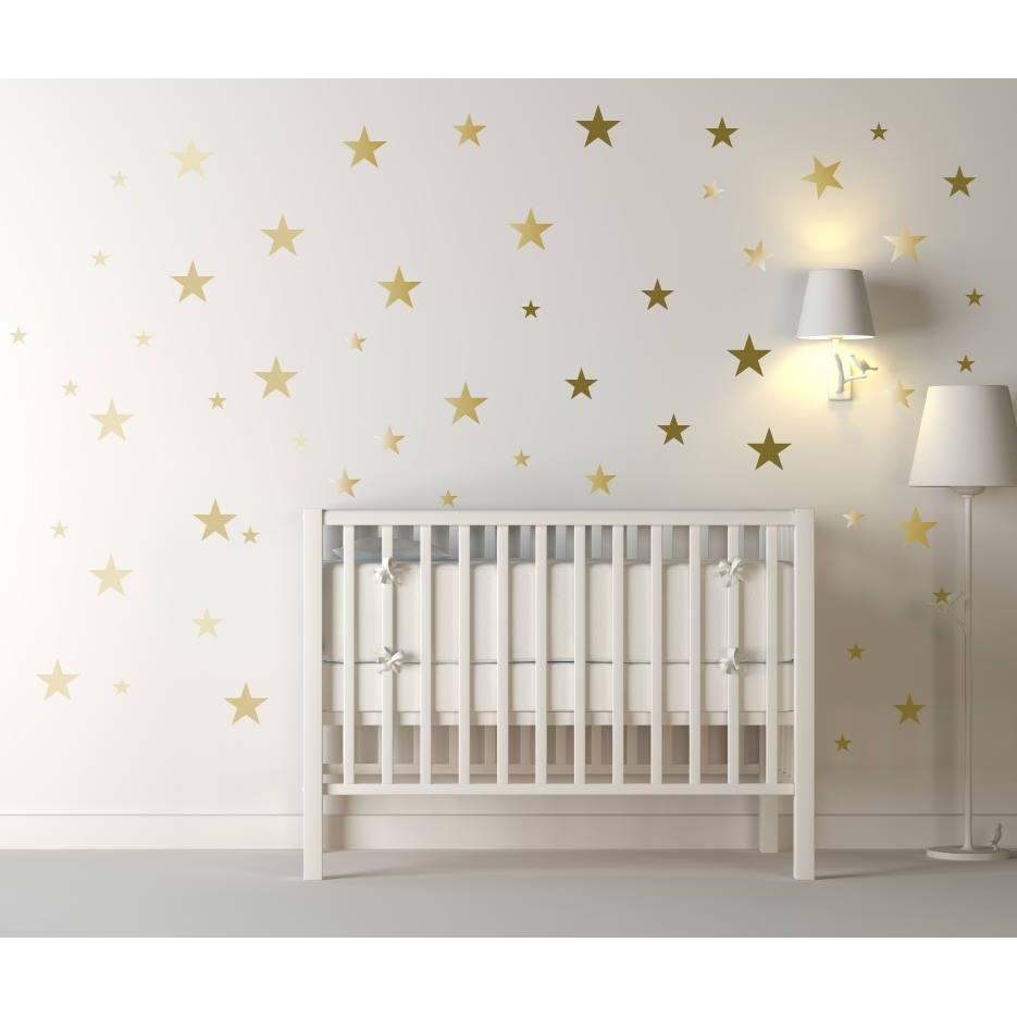 Gold Star Stickers, Gold Star Decals, Nursery Star Decals, Nursery Wall Art, Nursery Wall Stickers, Decals Nursery, Star Stickers, Star Wall