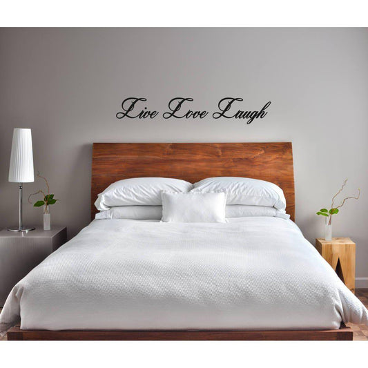 Live Love Laugh Wall Sticker Quote, Bedroom Wall Sticker, Bedroom Wall Decal, Wall Art Quote, Love Quote, Wall Art, Quote, Art, Home Decor