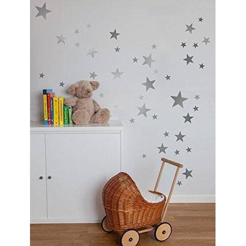 Stars Wall Stickers, Star Wall Decals, Stars For Walls, Kids Room Decor, Childrens Decor, Nursery Decor, Peel And Stick, Wallpaper, Murals